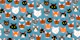 Happy Cats on blue