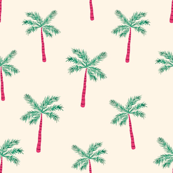 Exotic Palmtree Garden beige