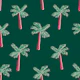 Exotic Palmtree Garden green