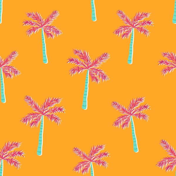 Exotic Palmtree Garden yellow