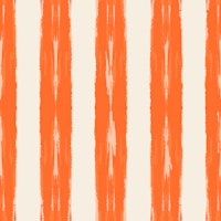 Boho Brushstroke Stripes orange wallpaper