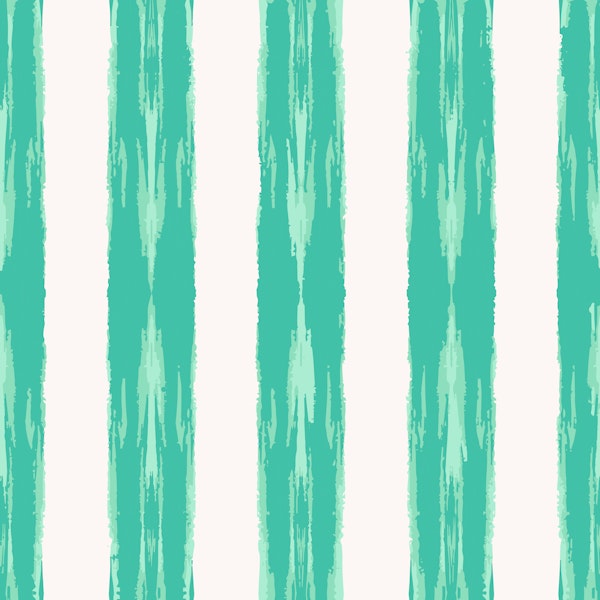 Boho Brushstroke Stripes turqoise