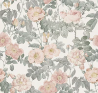 Antique Rose Bouquet Pastel wallpaper