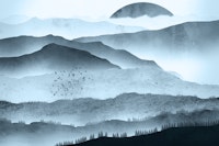 The Dark Blue Planet wallpaper