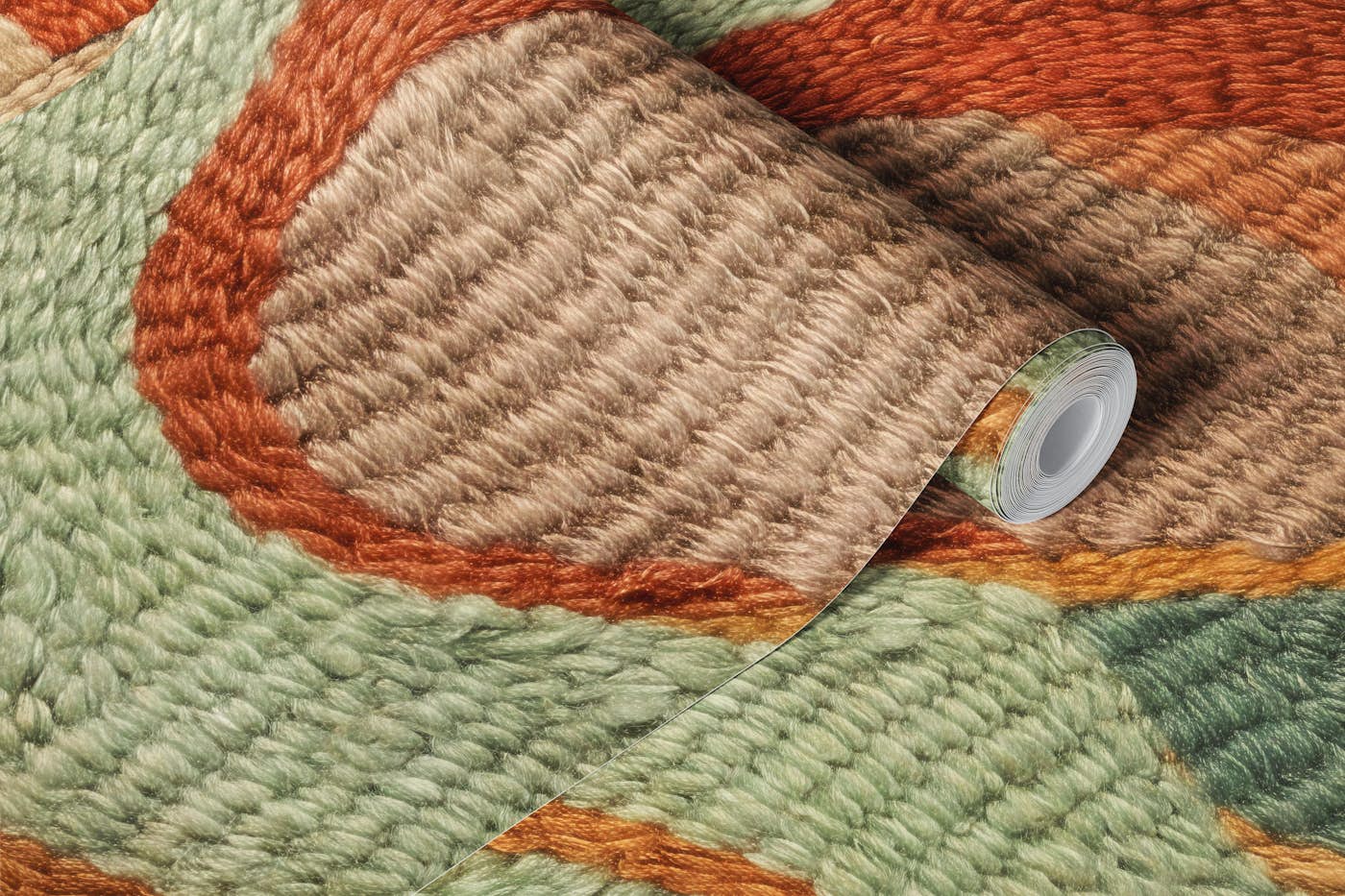 Abstract Woven Waves wallpaper roll