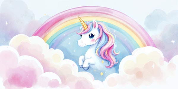 Dreamy Unicorn Cloudscape