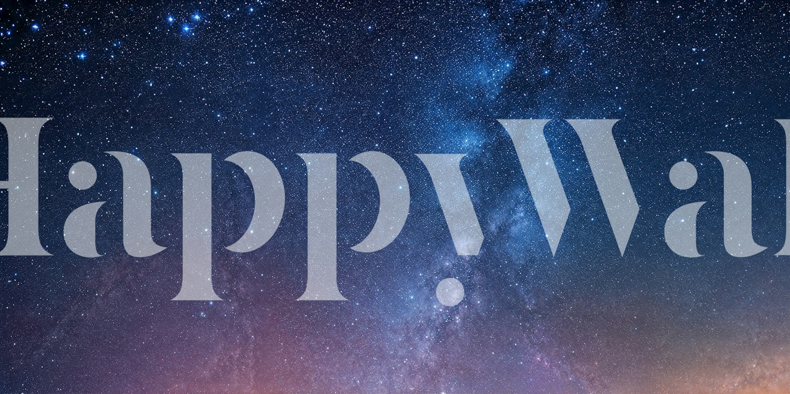 Starry Sky Galaxy Glow wallpaper in a room