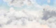 Ethereal Floating Clouds Blue