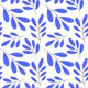 Minimal Blue Leaves