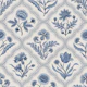 Blue Delft Floral Lattice