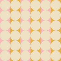 Cream Dots on Blush and Ochre tapet