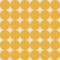Retro Mustard Dot Repeat wallpaper