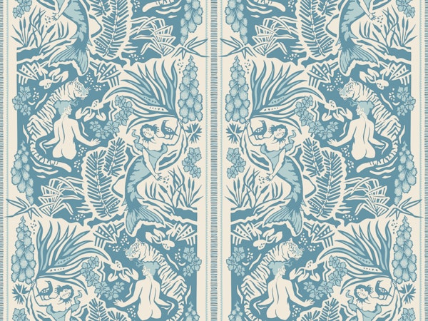 Paradise - light blue - small scale