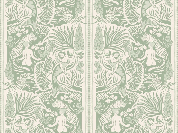 Paradise - light green - medium scale