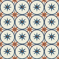 Farmhouse Timeless Backsplash Blue behang