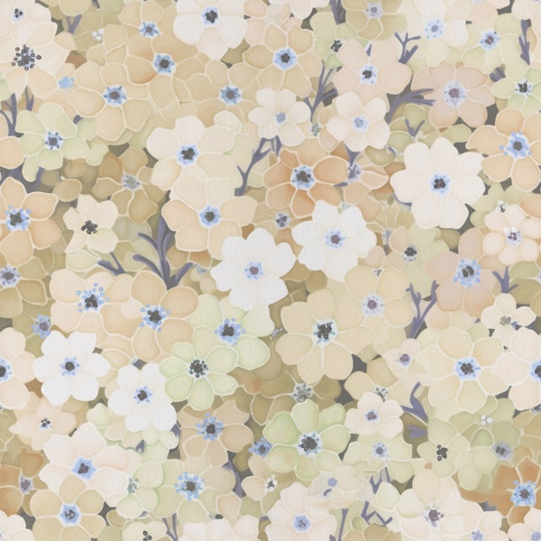 Ivory Forgetmenot Floral Dream