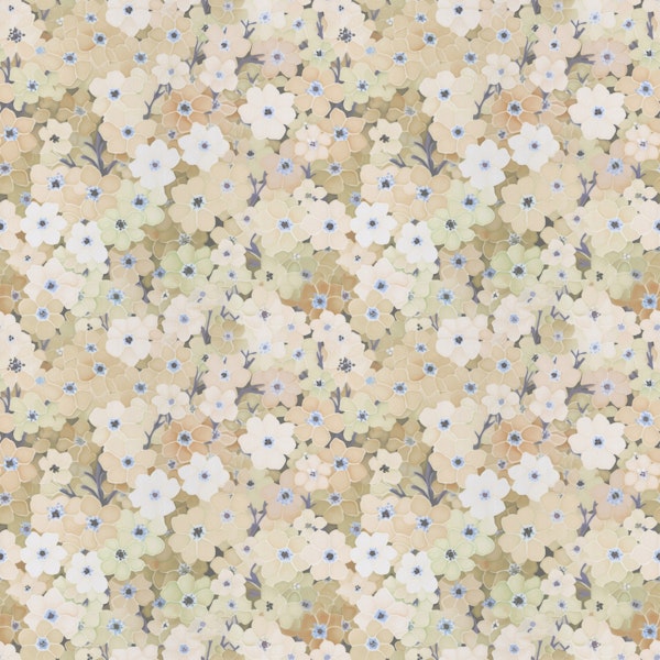 Small Ivory Forgetmenot Floral Dream