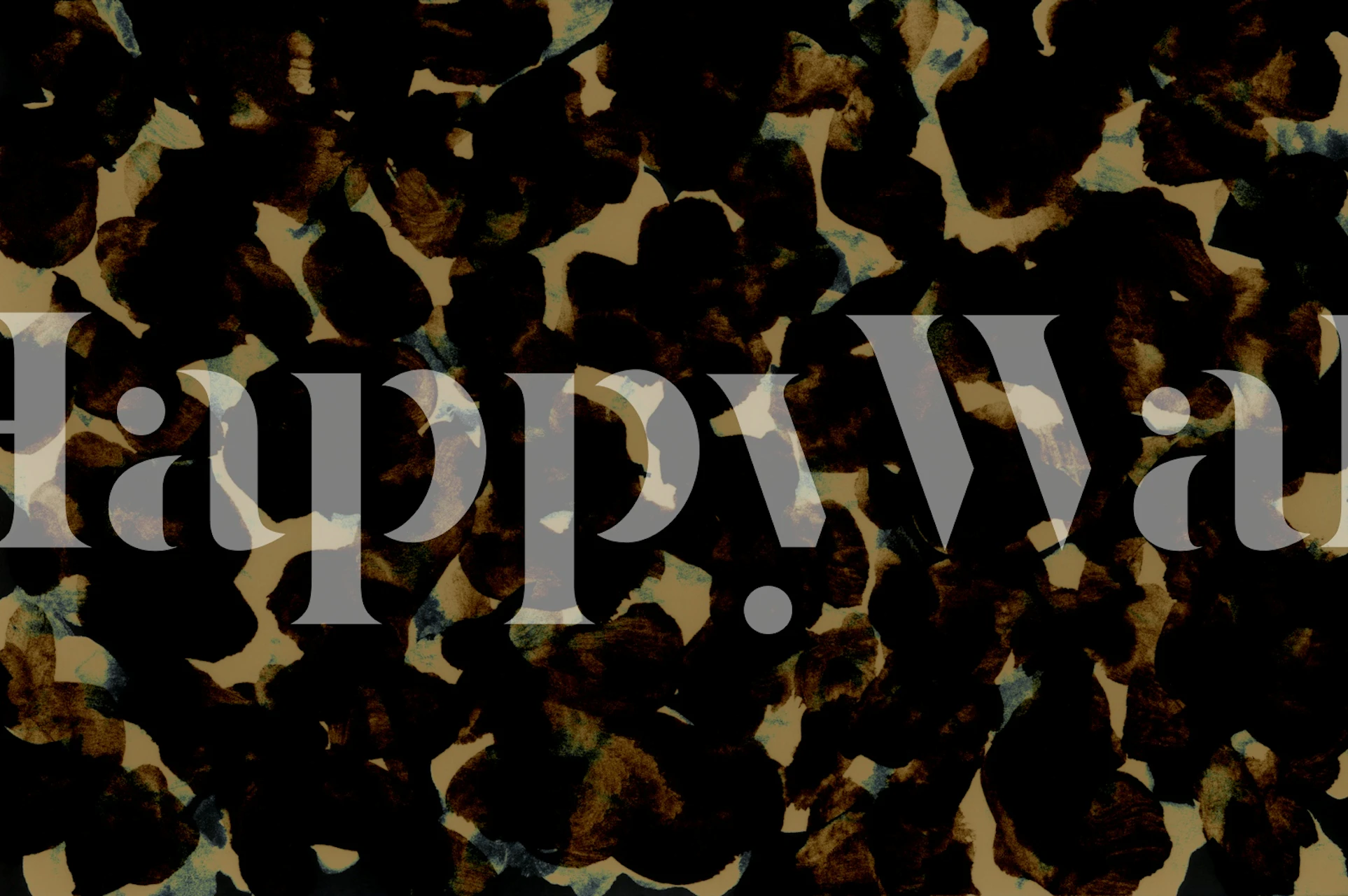 Papier peint Cloudy Dark Pattern dans une pièce