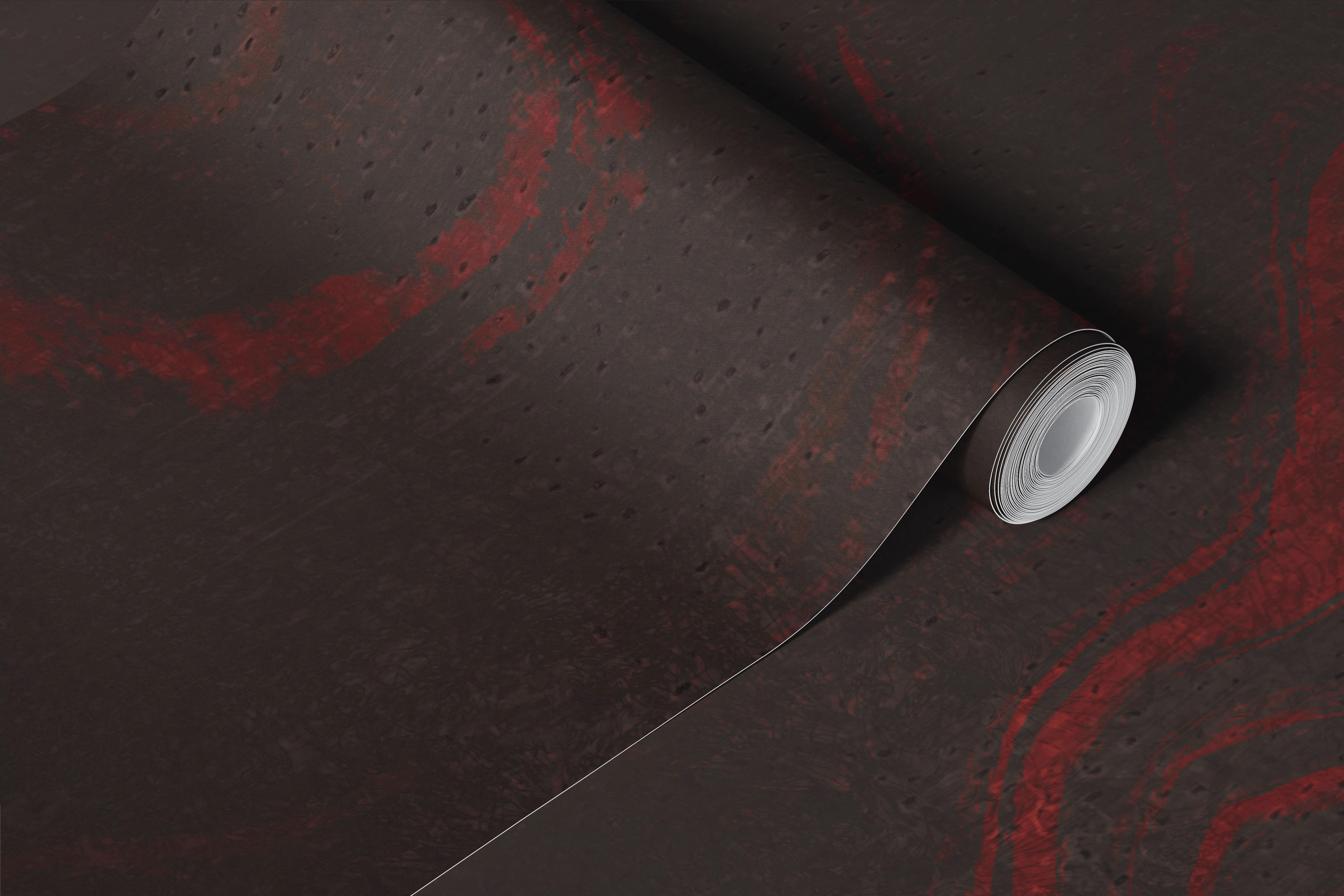 Tiger wallpaper displayed in a room