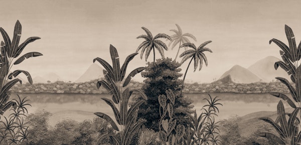 Vintage Tropical Lake