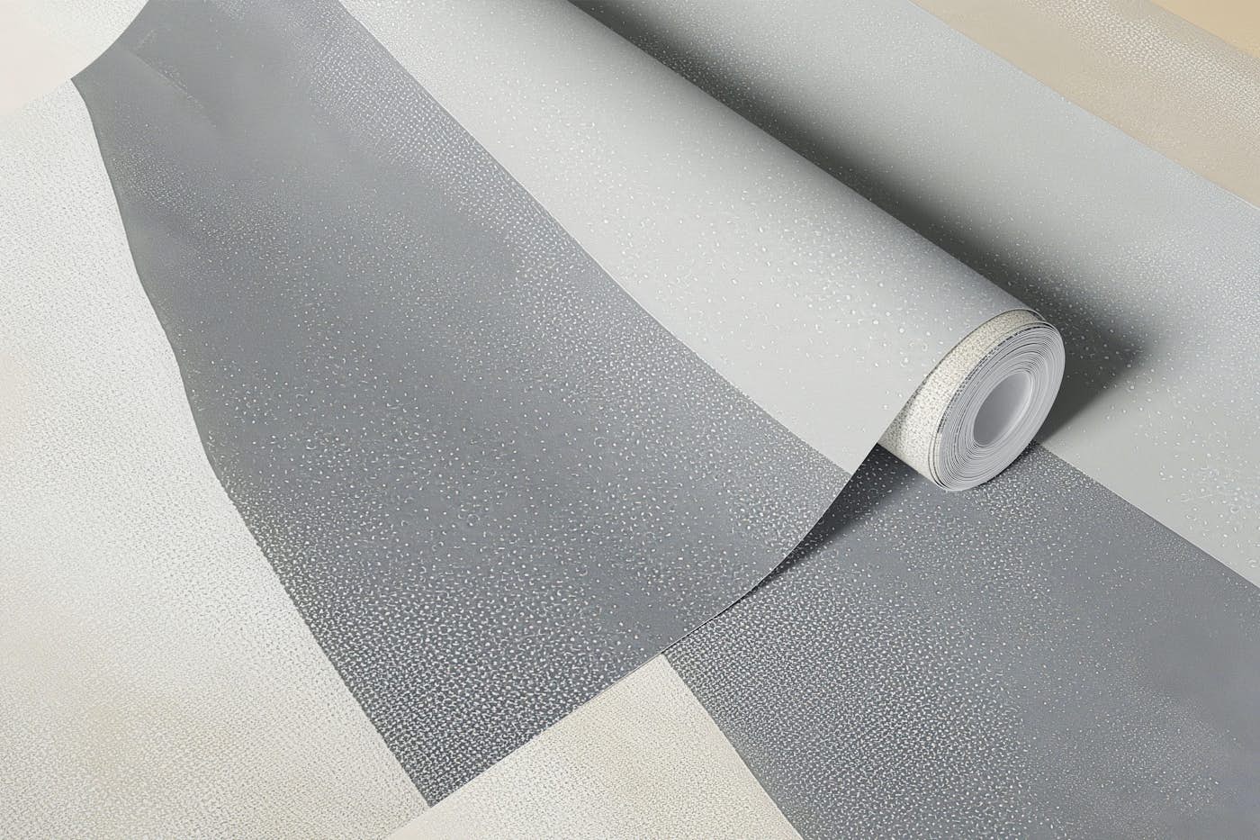Abstract Neutral Waves in Beige Gray Tones wallpaper roll