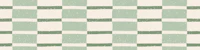 Willow stripe check in beige on sage green wallpaper