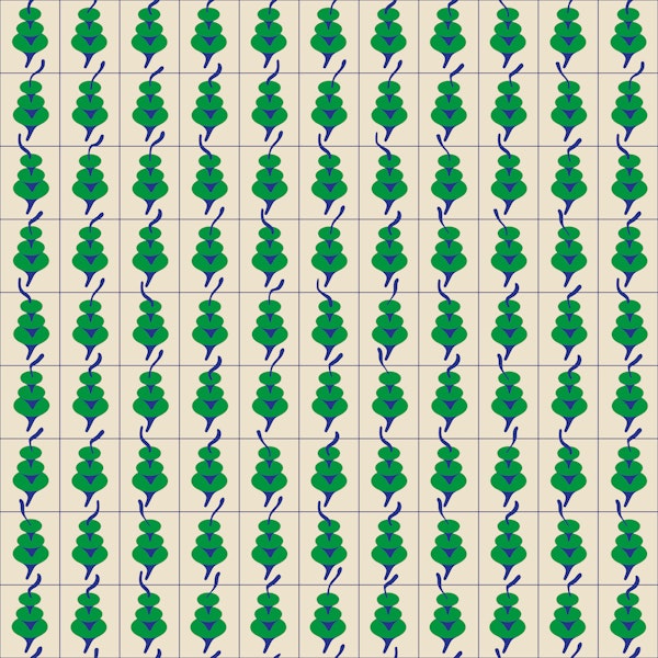 Underwater Story Green Tile