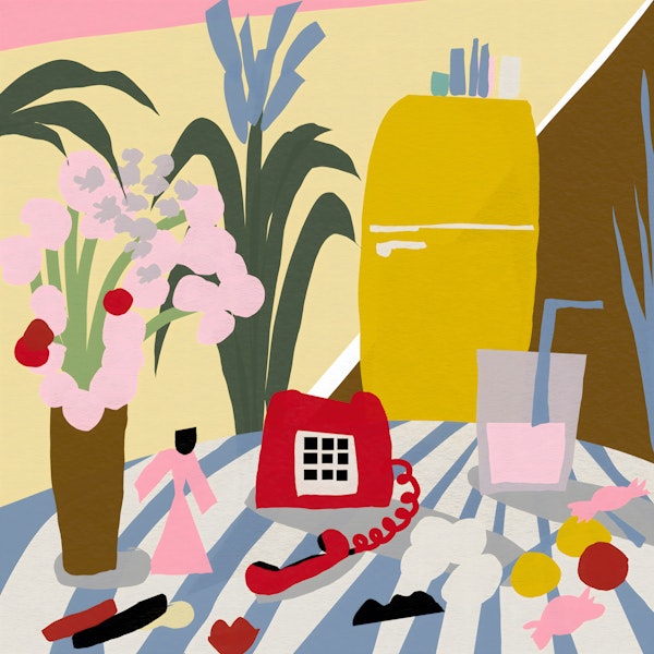 Mid Century Kitchen Still Life