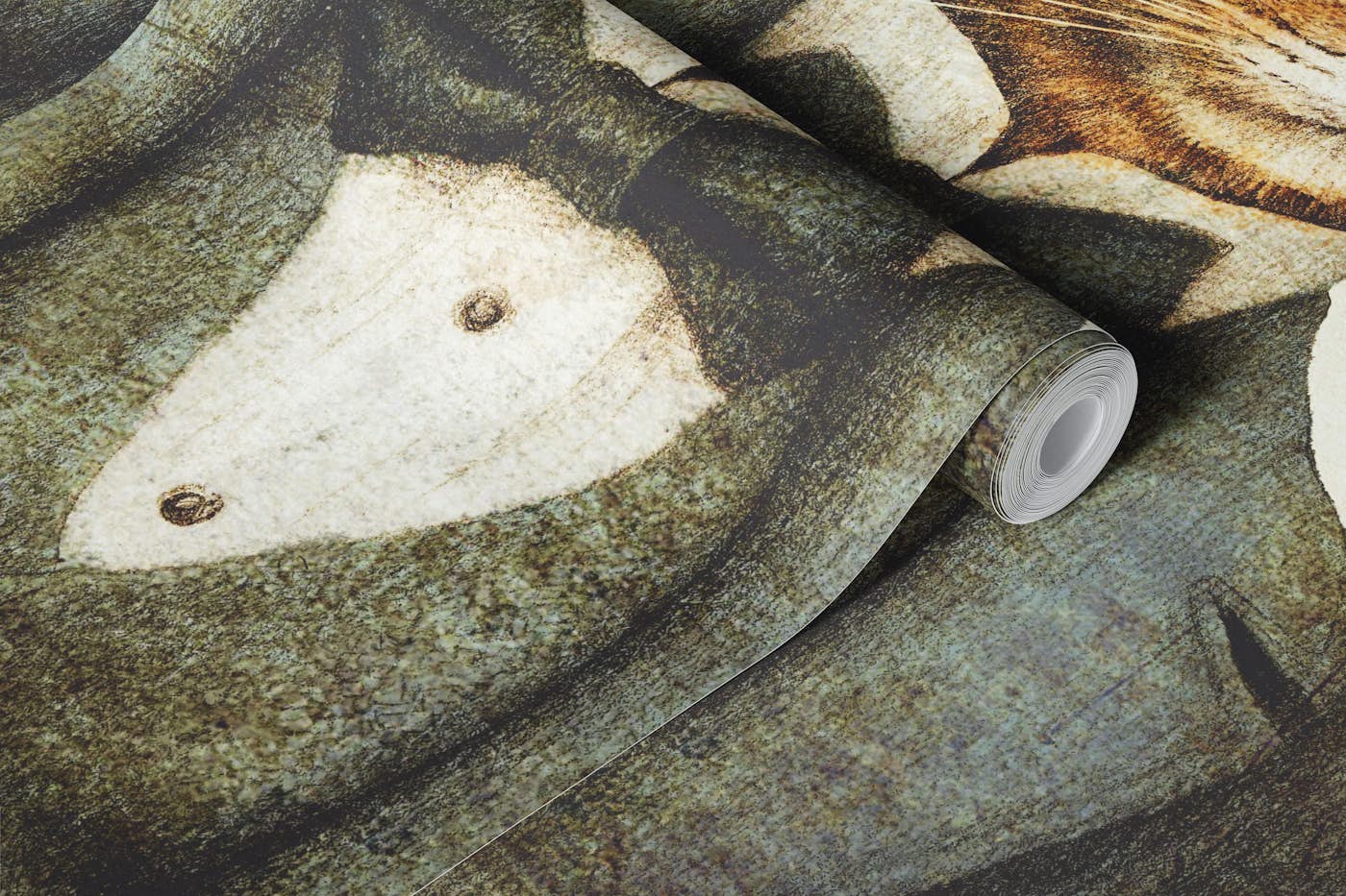 Victorian Cat Gentleman wallpaper roll