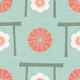 Japandi Umbrella and Cherry Blossom Pistachio