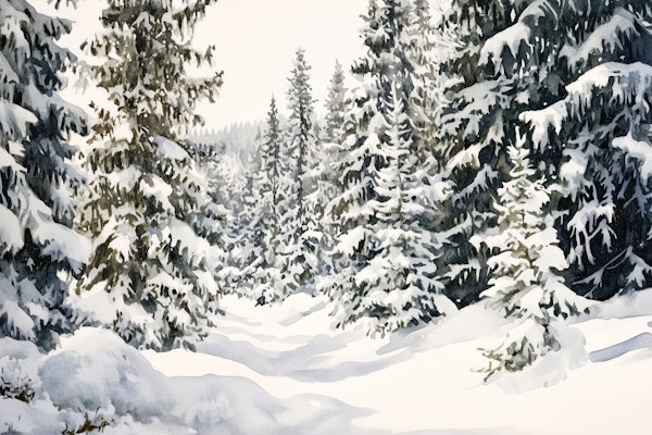 Frosted Fir Forest Trail