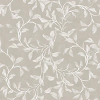Japandi Watercolour Leaves - Sand Greige wallpaper