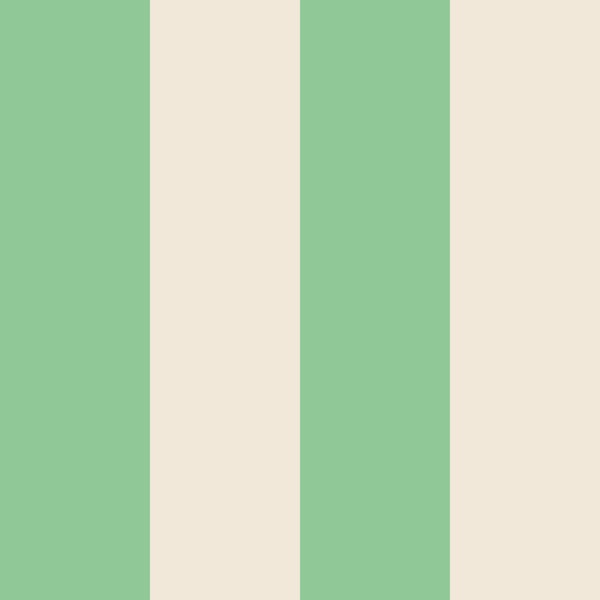 Spring Green and Light Beige Stripes - Wide