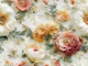 Cream Garden Flowers Stucco