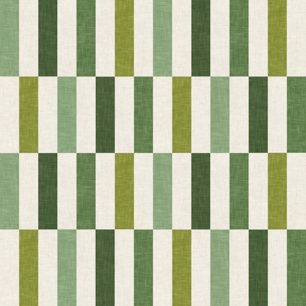 Mid-Century Tile Geometric - Vibrant Green