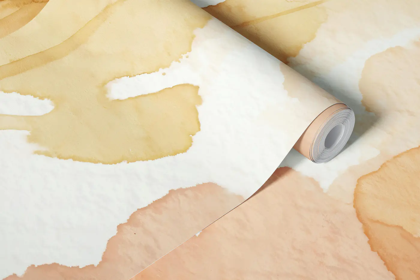 Earthy Watercolor Trees wallpaper roll