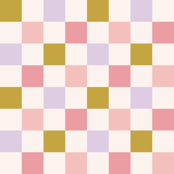Pastel Checkerboard Grid