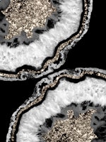 Yin Yang Agate Glitter Glam 13 tapete