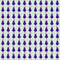 Underwater Story Tile Blue and White Wall wallpaper