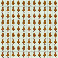 Underwater Story Tile Brown wallpaper