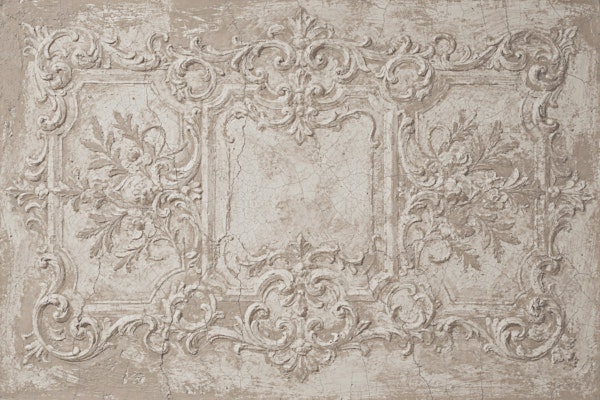 Antique Rococo Wall Panel