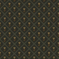 Gold Tulip Lattice Botanical wallpaper
