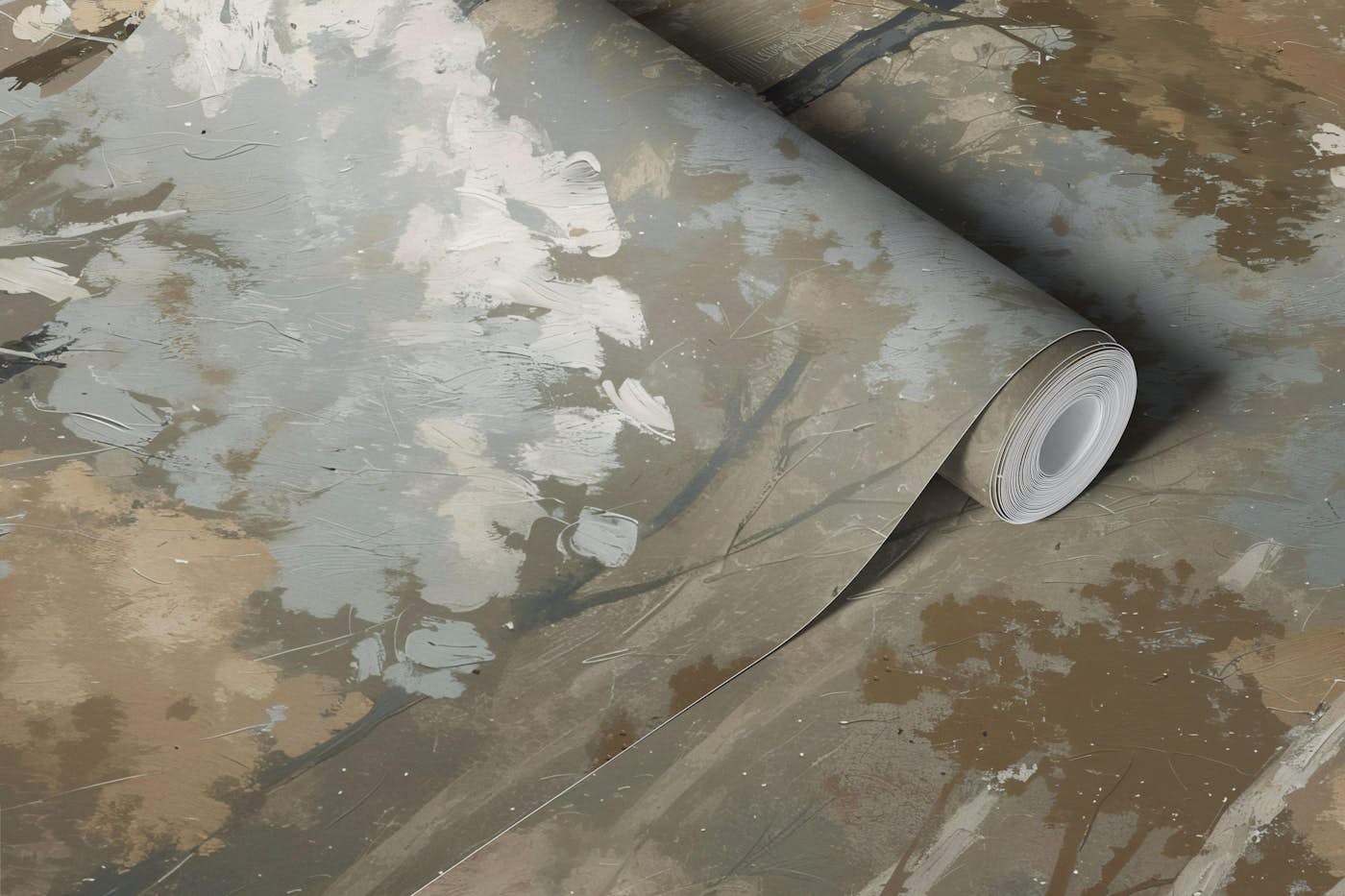 Misty Forest Watercolor wallpaper roll