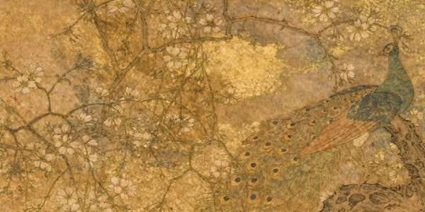 Golden Peacock Blossom Branches