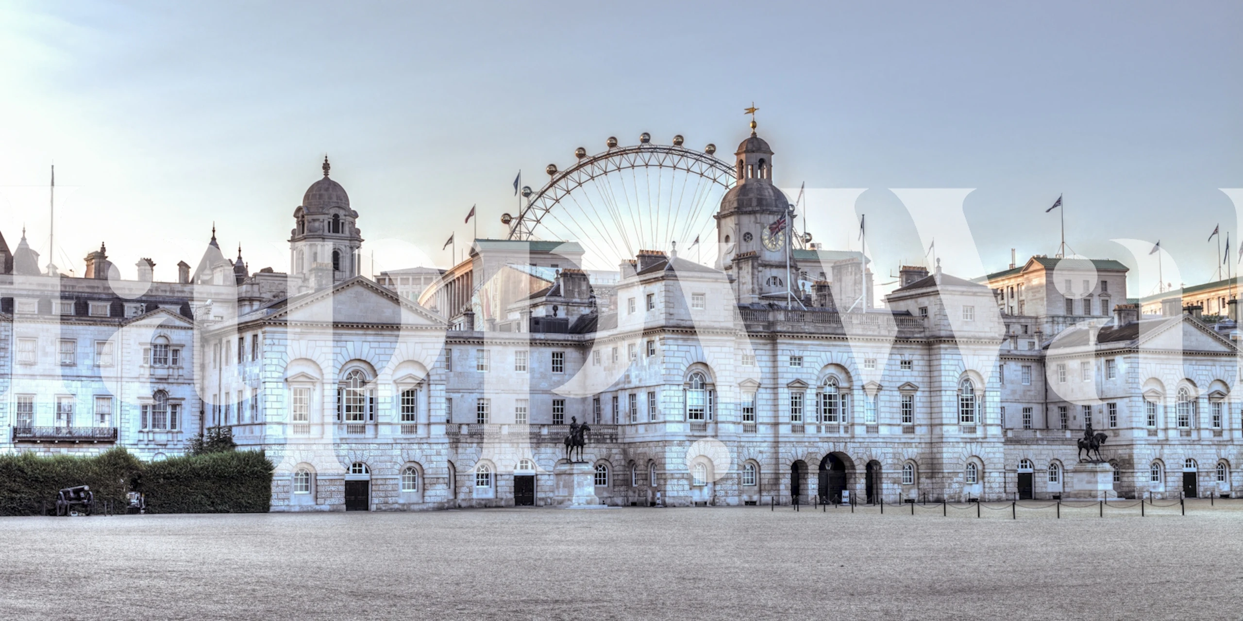 London Horse Guards Parade wallpaper in a room