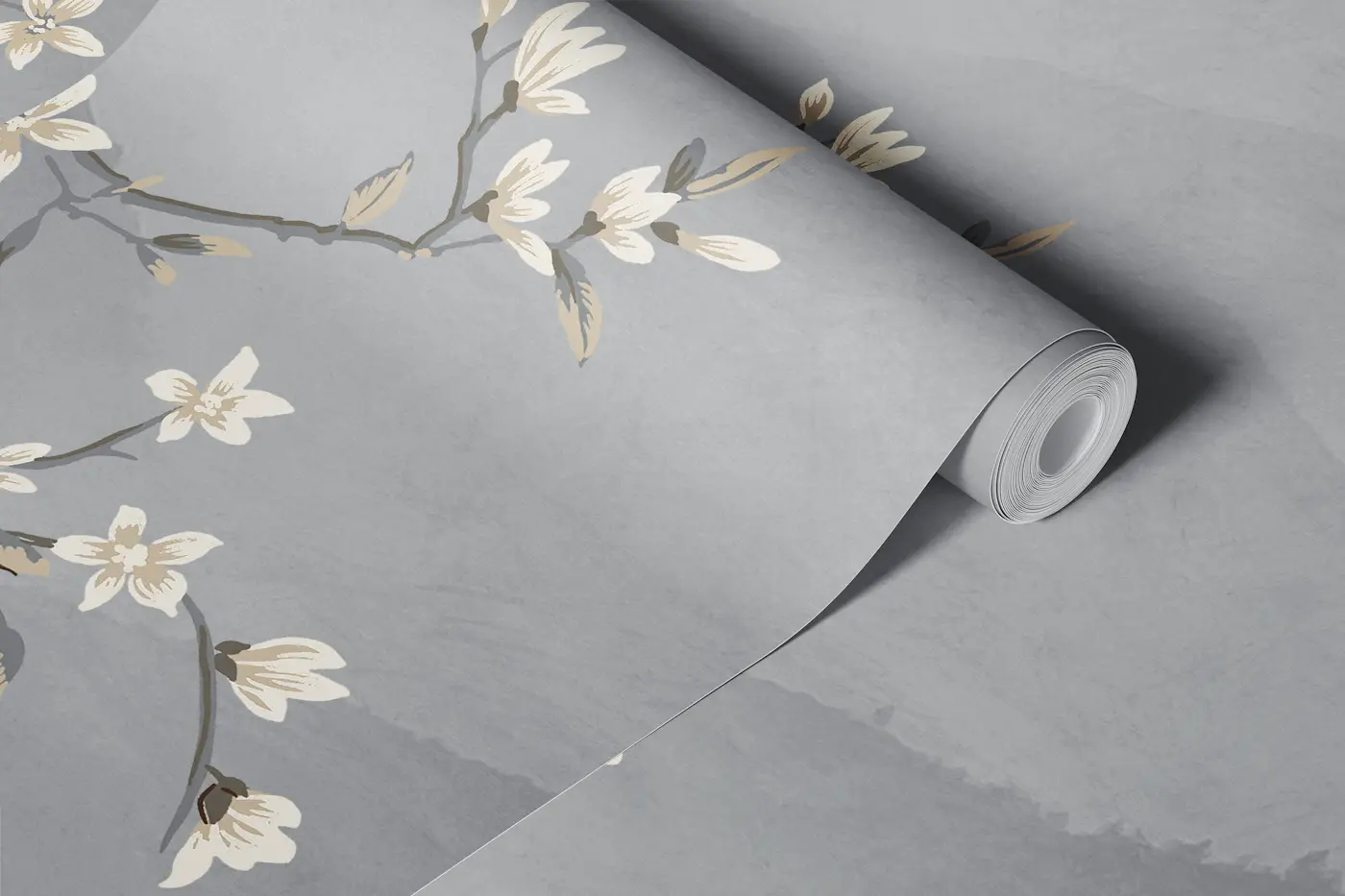 Tranquil Floral Vista wallpaper roll