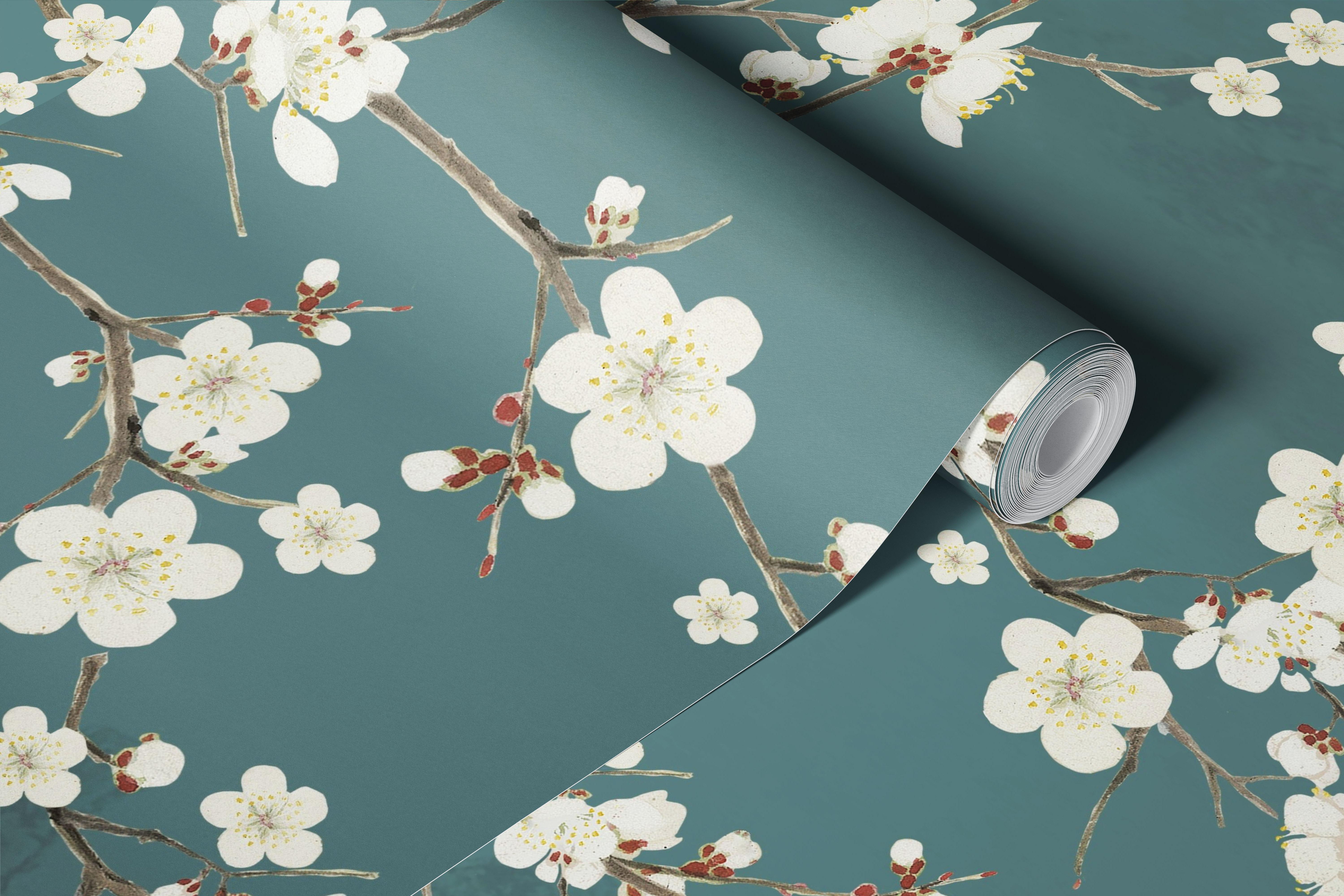 Chinoiserie Charm Tapete in einem Raum