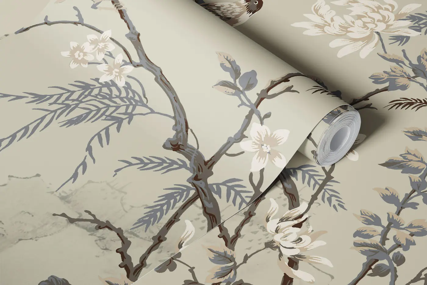 Delicate Nature Art wallpaper roll