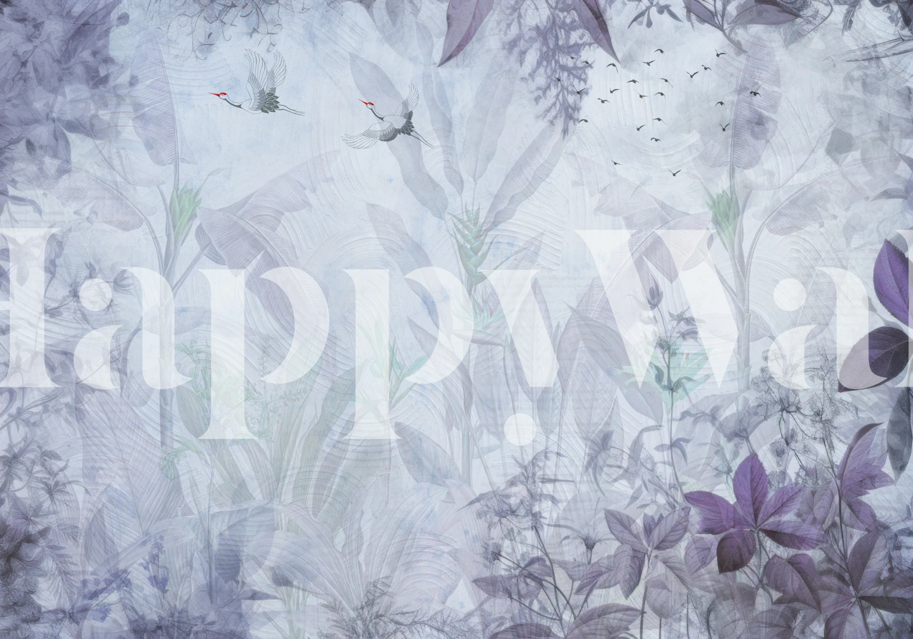 Serene Bird Escape wallpaper in a room