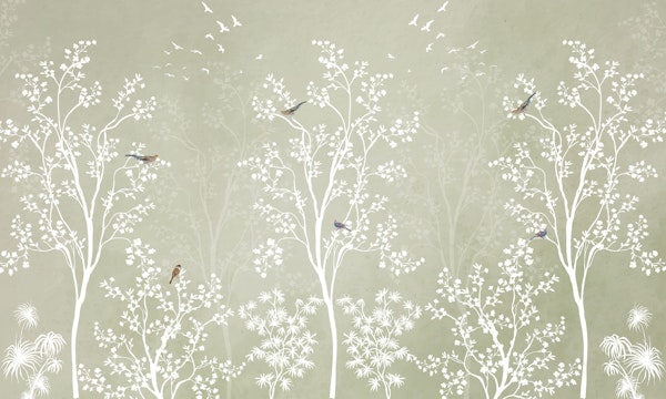 Soft Mint Botanical Print